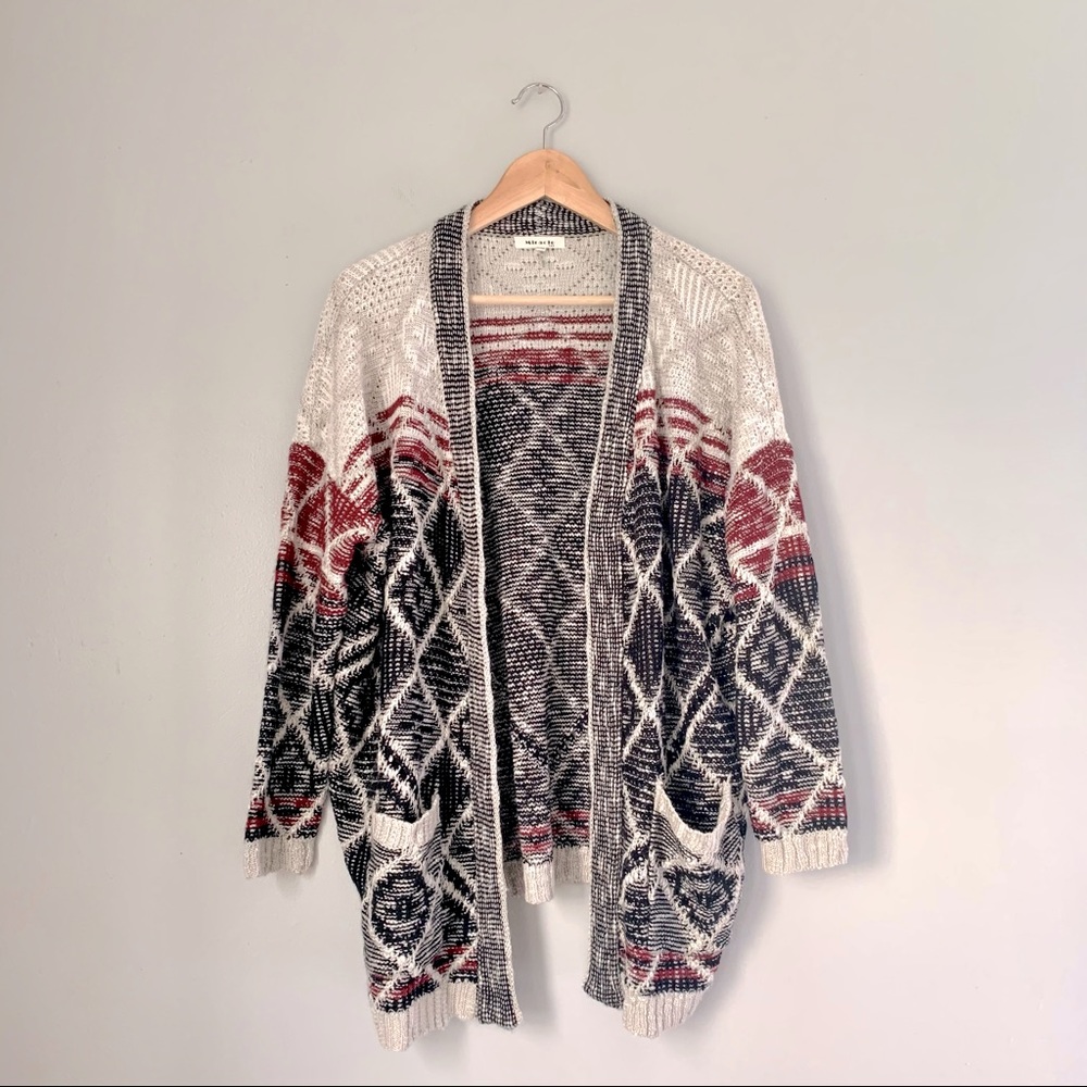 Miracle Wool / Cotton Cardigan Knit Sweater
